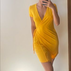 Yellow summer dress